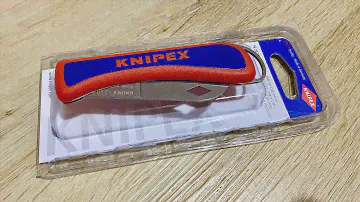 Knipex 16 20 50 SB Folding Knife for Electricians