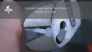 Działanie narzędzia w SLOWMOTION - Szczypce tnące boczne TwinForce | KNIPEX 73 72 180