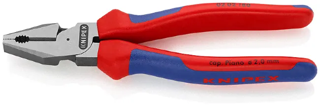 Пассатижи комбинированные 180мм силовые KN-0202180 KNIPEX-1