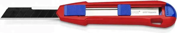Нож универсальный KNIPEX CutiX 165 мм отламывающихся лезвий на 18 мм [KN-9010165BK]-1